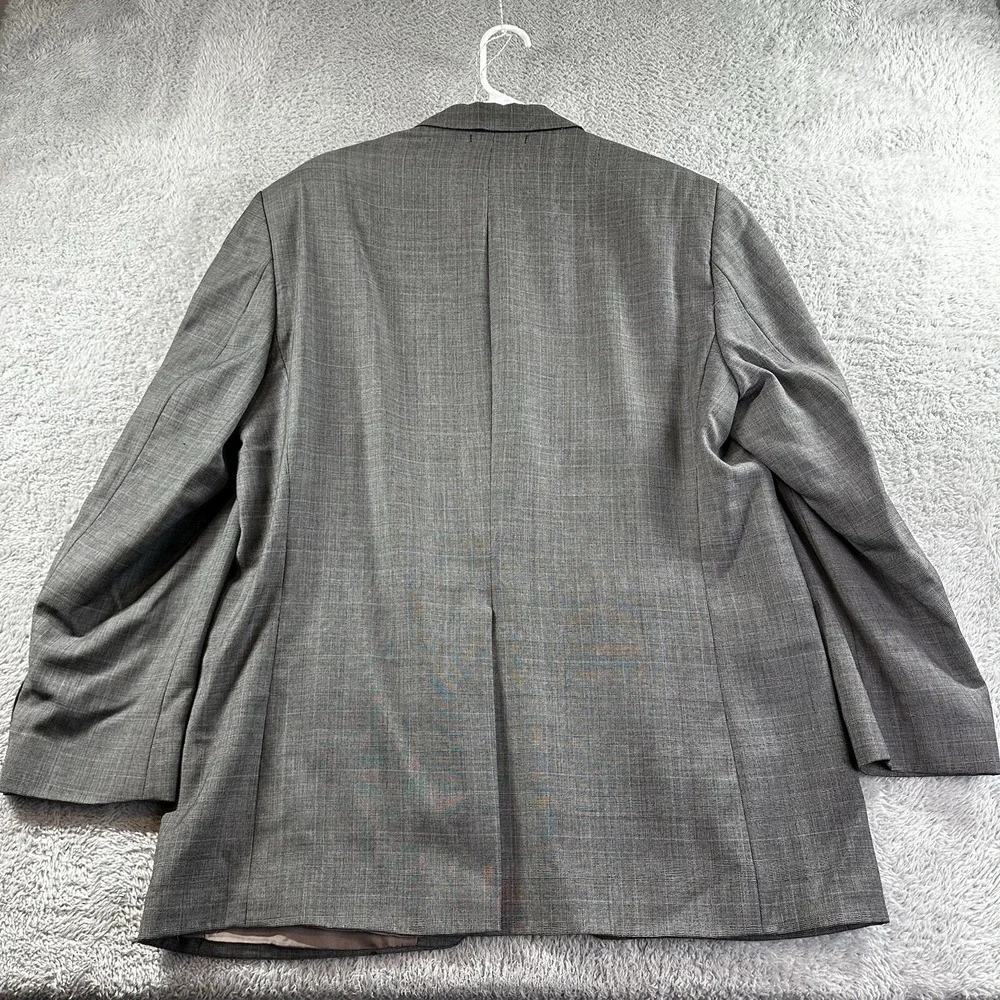 Ralph Lauren Blazer Mens‎ 42R Sport Coat Wool Cashmere Gray Tartan Plaid Suit